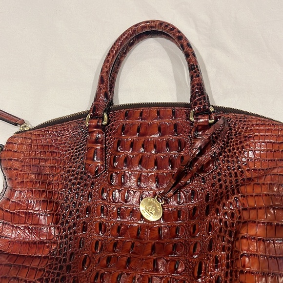 Brahmin Pecan Large Duxbury Satchel - Picture 2 of 4